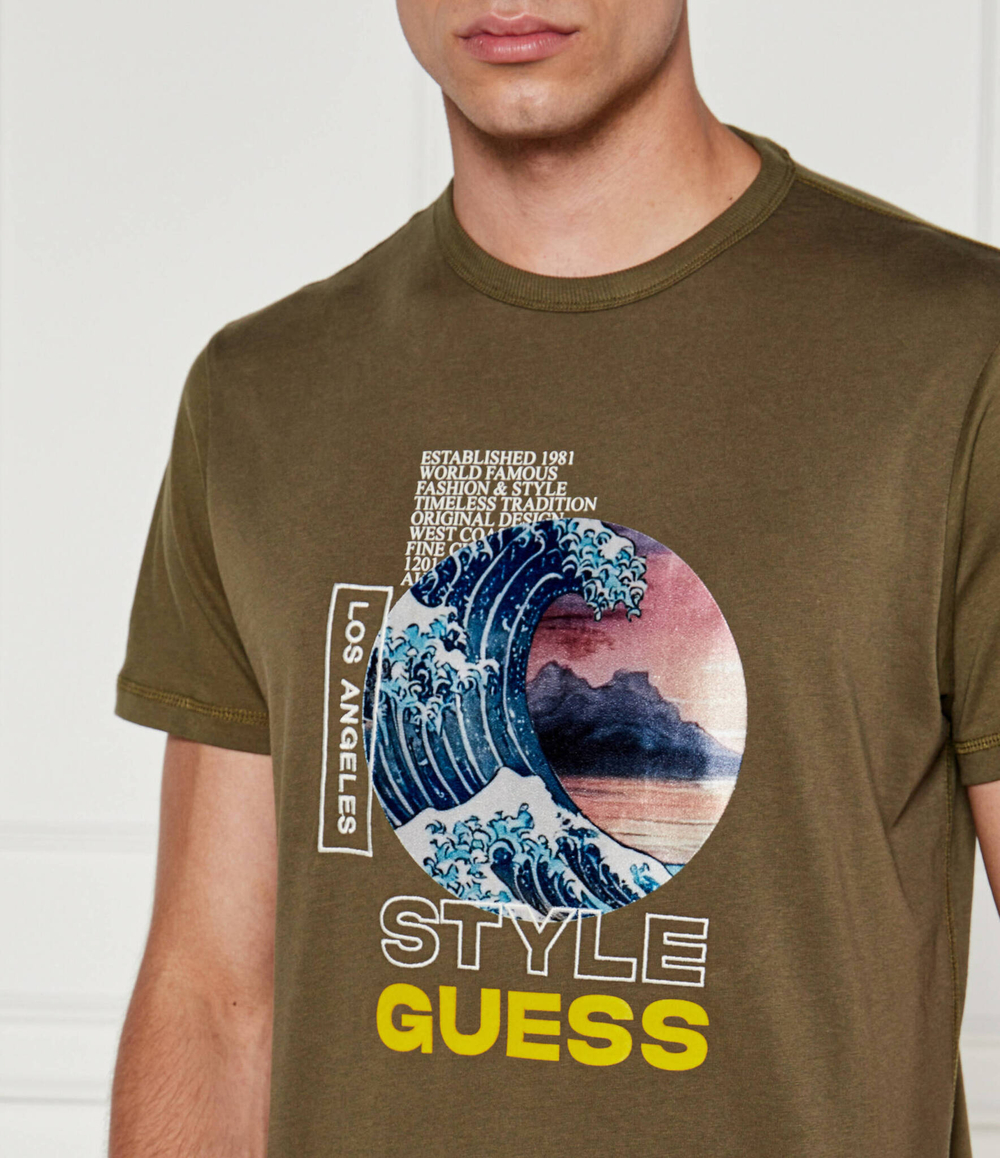 Футболка GUESS - хаки(M4YI12 I3Z14)