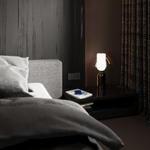 Перекрестный переключатель встраиваемый VOLTUM S70 двухклавишный 10А, (черный матовый)