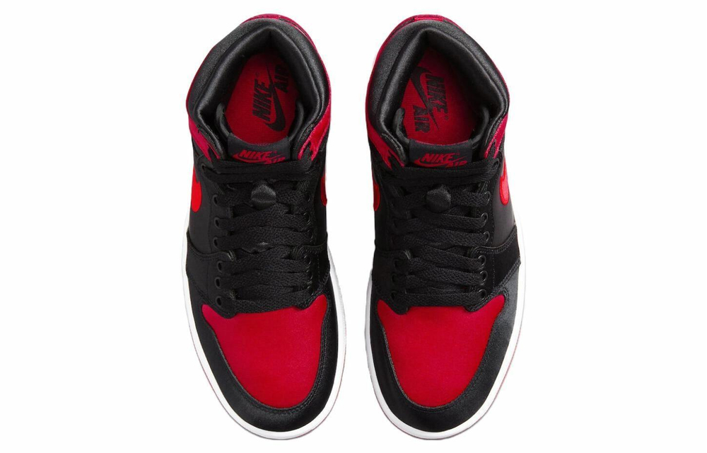 Кроссовки Jordan Air Jordan 1 High Og "Satin Bred" 2023 (Женская размерная сетка)