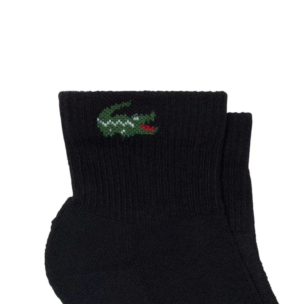 Теннисные носки Lacoste Low 3P - black
