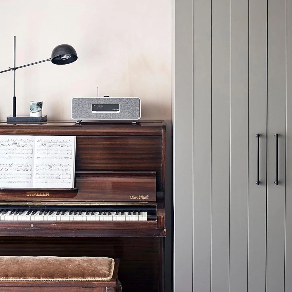 Ruark R3S Soft Grey — комбинированная стереосистема с CD, радио и стримингом