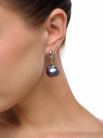 Серьги "Petrol pearl" Bicolor