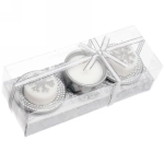 Свечи новогодние «Сказочное желание» 22x8.3x7 см, серебро