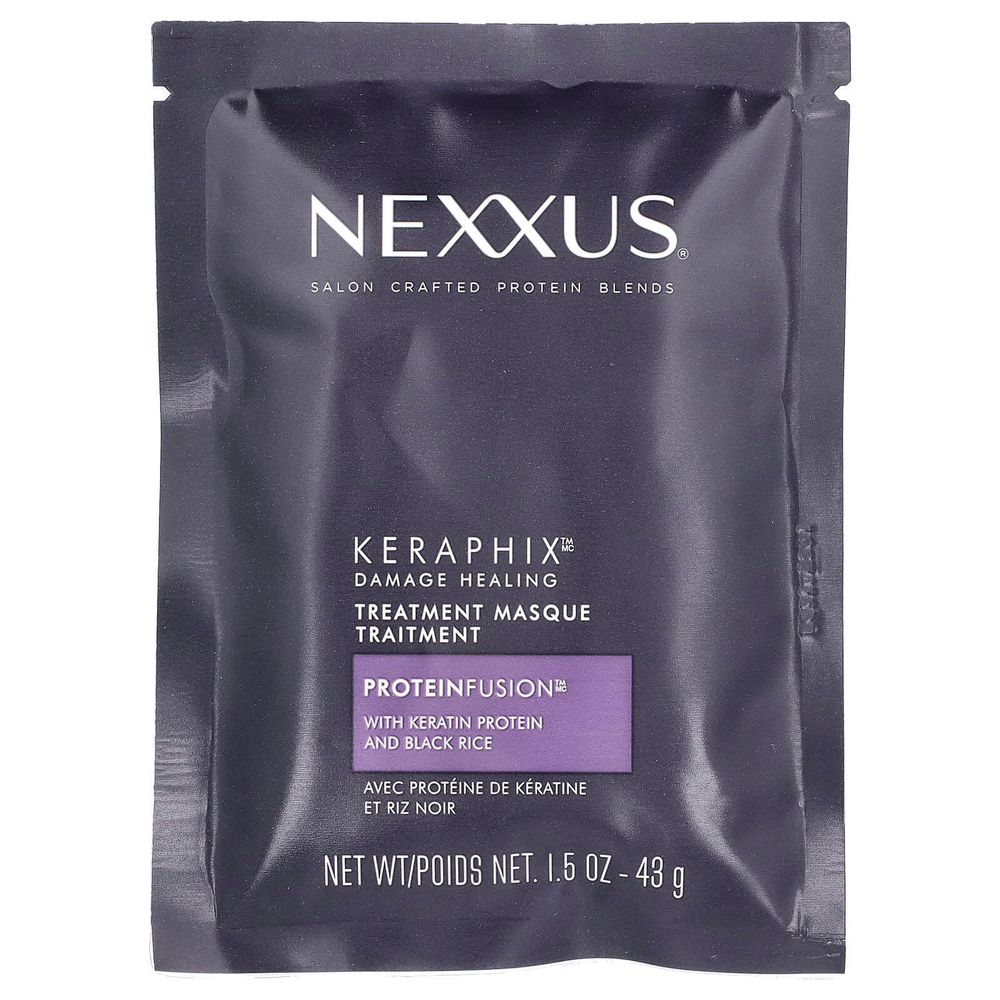 Nexxus, Keraphix ™ лечебная маска для волос, заживление повреждений, 43 г (1,5 унции)