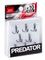 Крючки-тройники Lucky John PREDATOR LJH234 №10, 8 шт.