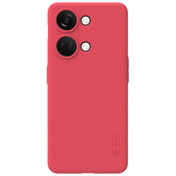 Тонкий жесткий чехол красного цвета (Bright Red) от Nillkin для OnePlus Ace 2V и Nord 3 5G, серия Super Frosted Shield