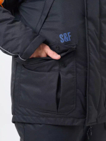 Костюм-поплавок TritonGear S&F Skif -40 (Таслан), Полукомбинезон, Черно-оранжевый