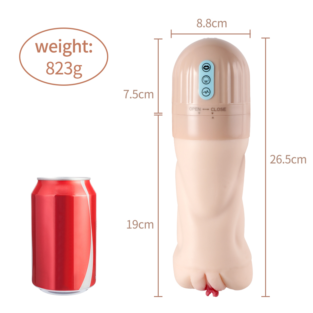 Мастурбатор XIZE Beata с функциями всасывания и вибрации