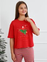 Фуфайка (футболка) детская Праздник-6.1 Виотекс КРАСНЫЙ