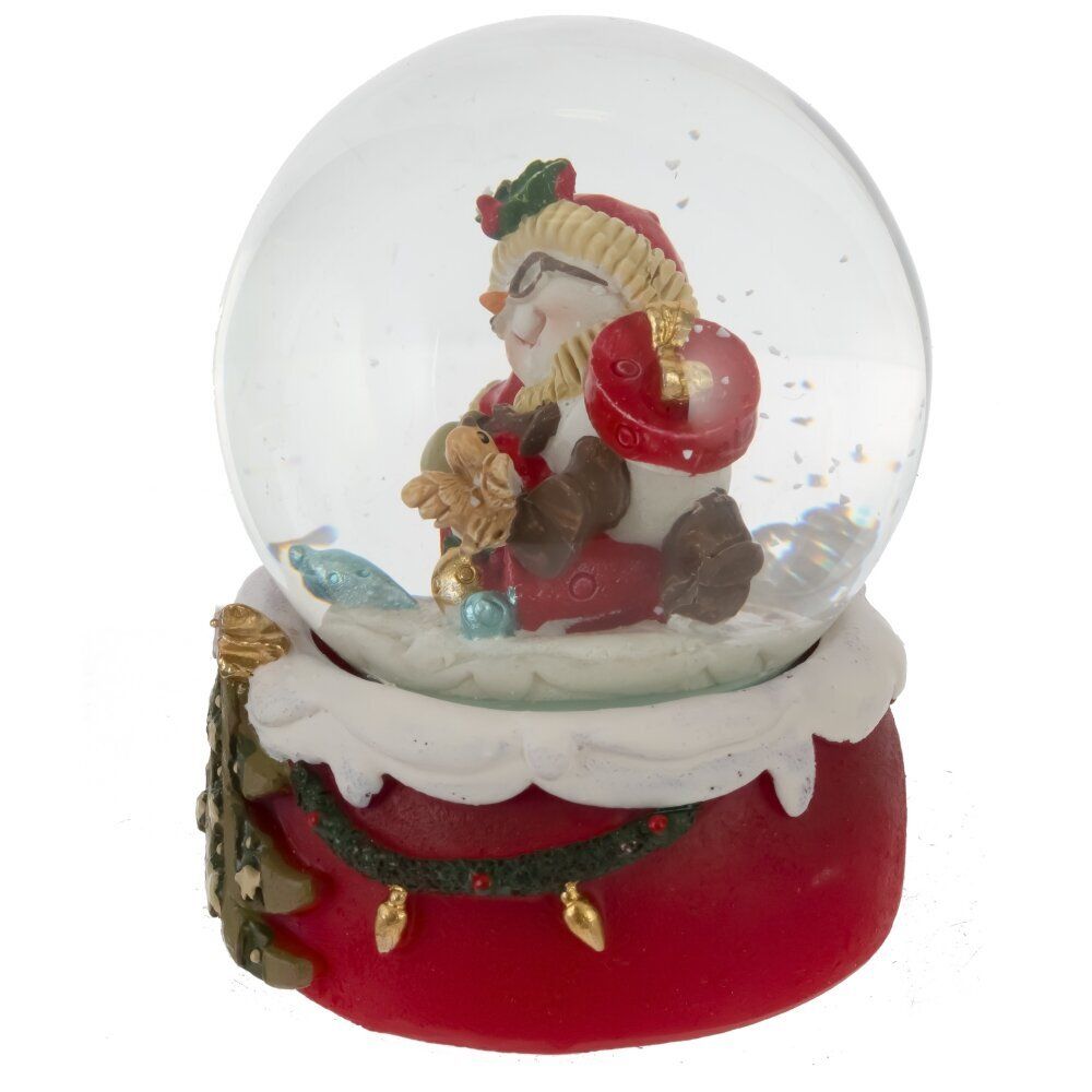 GAEM Фигурка декоративная "Снеговик" в стекл шаре, D 6.5 см, L6,5 W7 H8 см, 2в.