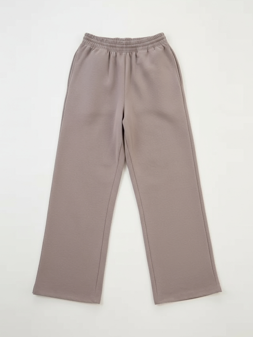 Свободные брюки из футера с начёсом