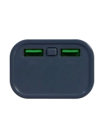 Внешний портативный аккумулятор CRR-28, 10000 мАч, 2USB, 3 А