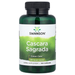 Swanson, Cascara Sagrada, 450 мг, 100 капсул
