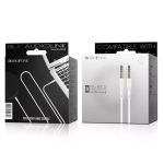 AUX cable 1m 3,5/3,5 Borofone BL1 white