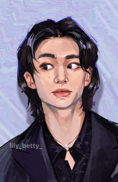 Арт карта / lily_betty_ / STRAY KIDS / Хёнджин #2