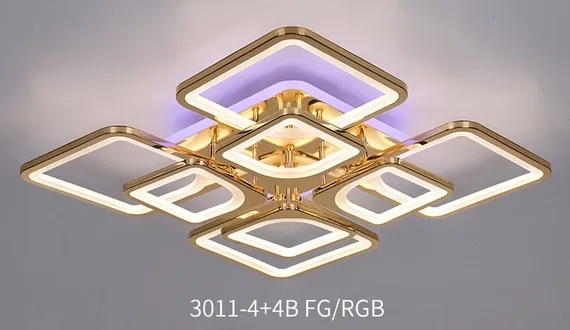 3011/4+4B FGD+RGB (1) Люстра N (RL)