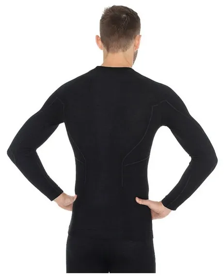 Футболка мужская BRUBECK Active wool LS13020/LS12820