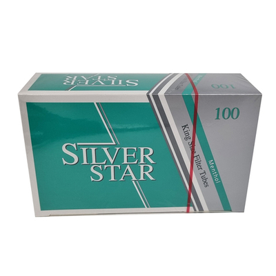 Гильзы для сигарет "Silver Star" KS Menthol 8.1/15мм 100шт