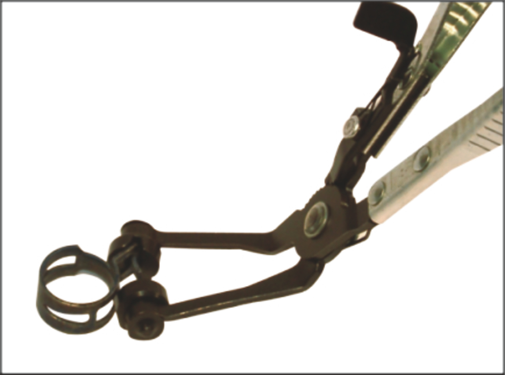 Съемник хомутов изогнутый с фиксатором JTC