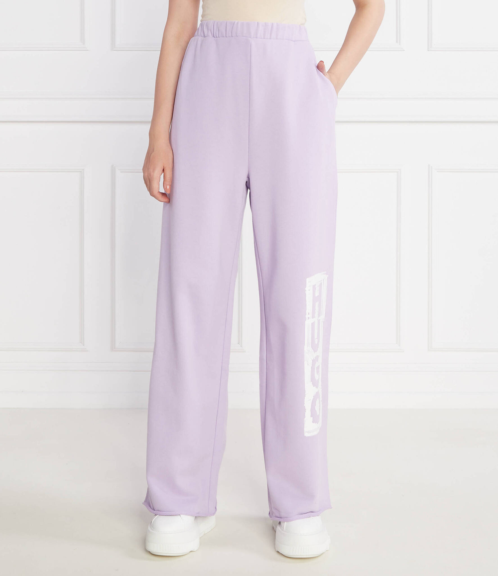 Спортивные штаны Nasuede HUGO - лавандовый(50494645)