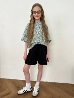 Футболка для девочки леопард