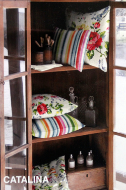 Рогожка Cotonello Catalina (Котонелло Каталина) C 01 rojo