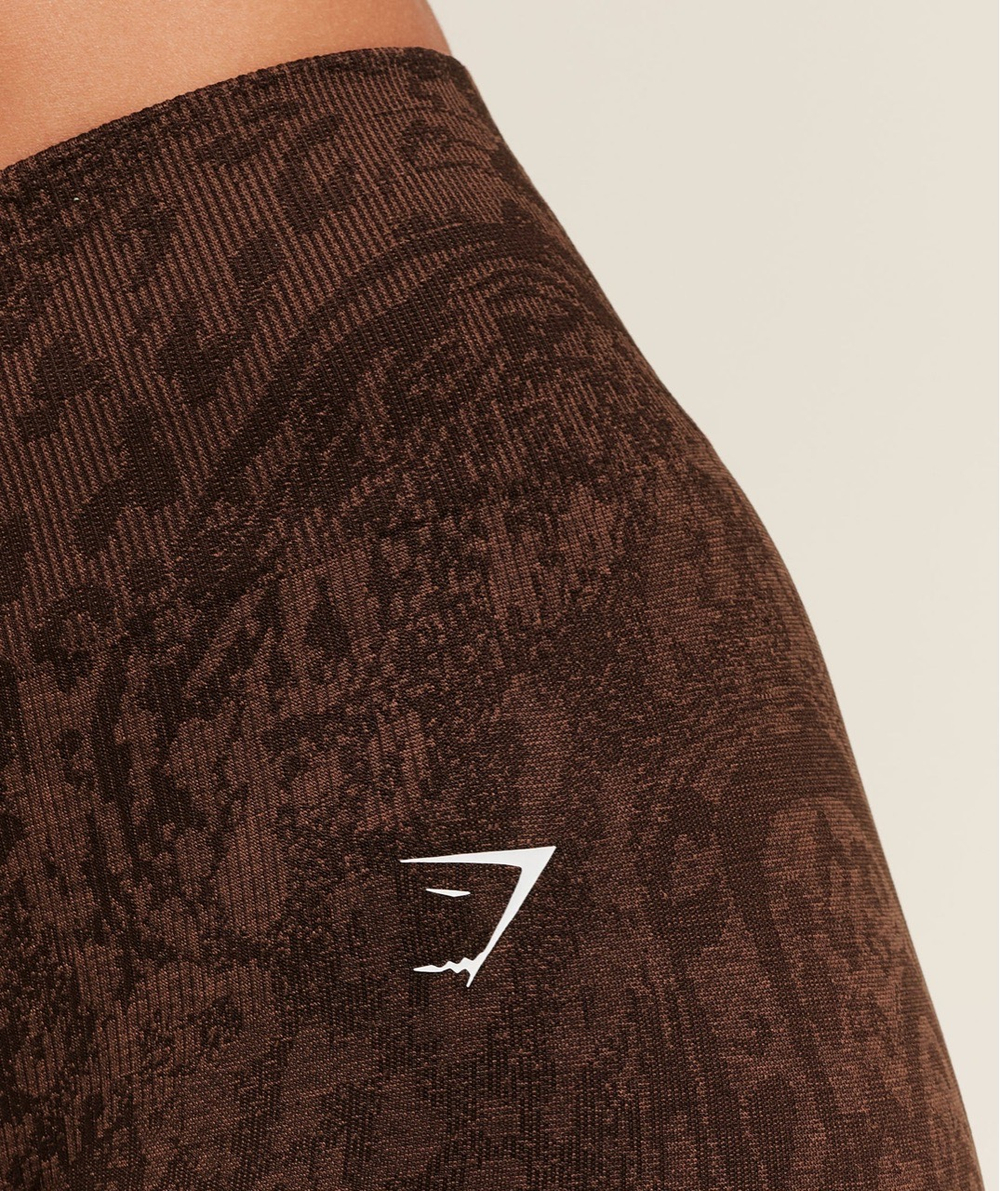 Леггинсы GYMSHARK Adapt Animal X Whitney Leggings Brown