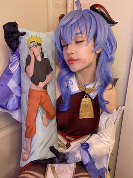 Мини дакимакура Наруто Узумаки из Наруто арт. M0319, 60х20 см