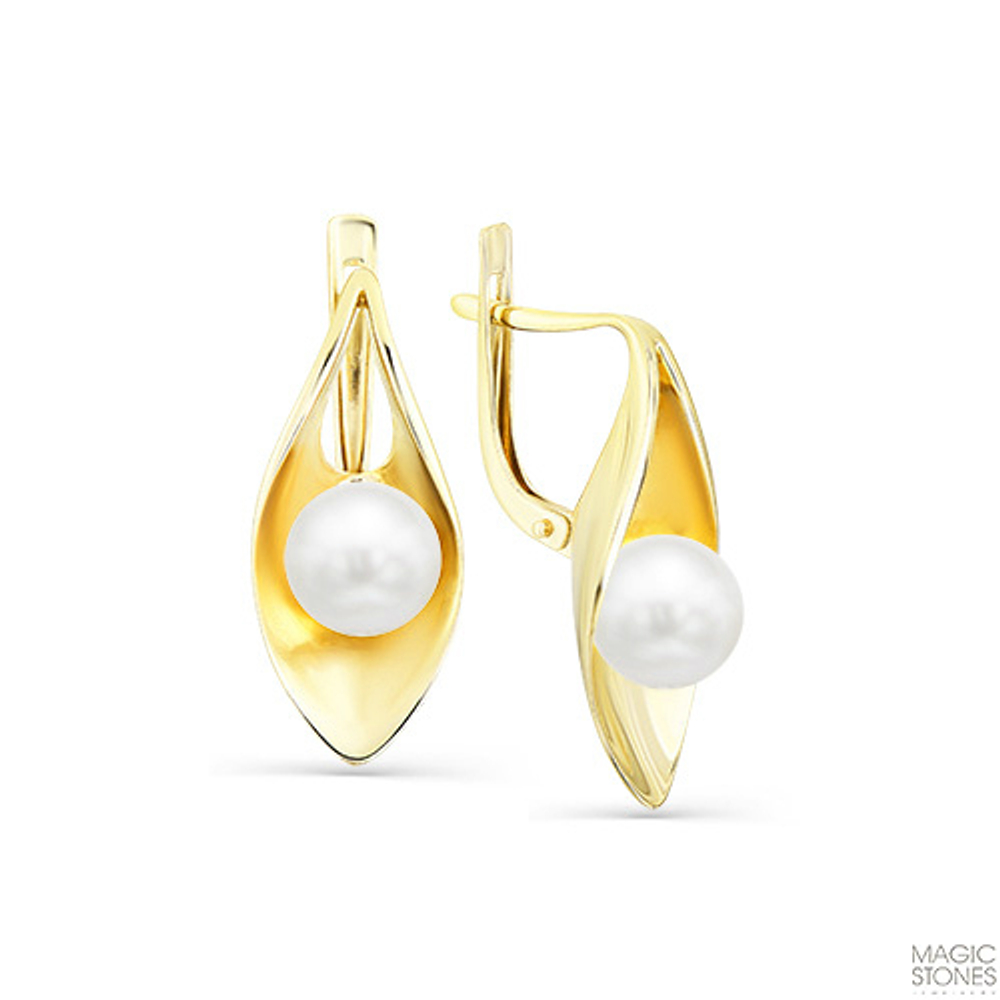 Серьги из золота 585 пробы