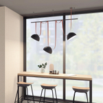 DK5563-BK Cветильник для трека-ремня Belty, серия Flow со светодиодом, D300*H171мм, 48V DC, 28W, RA90, 120°, 3000K, IP20, черный, алюминий