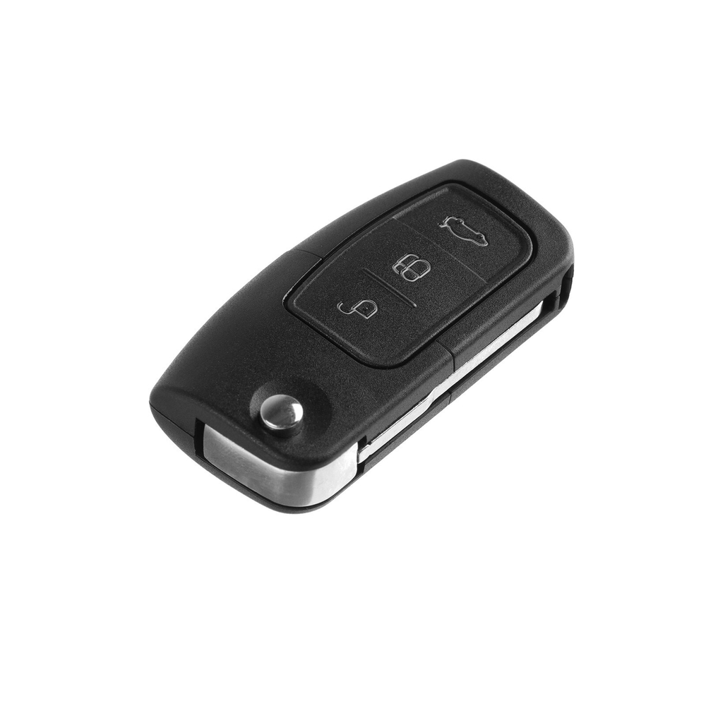 Корпус ключа, откидной для Ford, 3 кнопки Cartage
