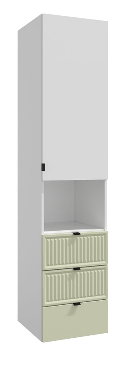 Шкаф для одежды, шкаф белый,зеленый, Окленд 79-654Ф