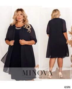 Платье 15-02-синий Minova
