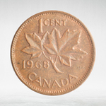 Canada, 1 Cent, 1968 – Elizabeth II (Second Portrait), XF