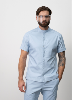 Рубашка с карманом-обманкой