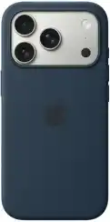 Чехол Apple iPhone 17 Pro Silicone Case with MagSafe - Midnight (MGFH4) синий