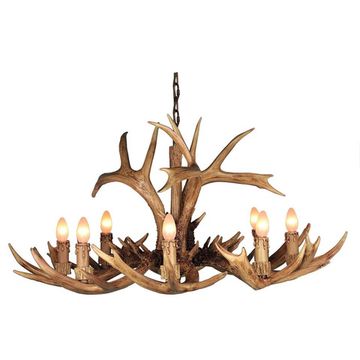 Люстра подвесная OML-52003-08 рога  Omnilux Loureiro