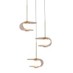 Подвесной светильник MD24020901-3A gold/cognac