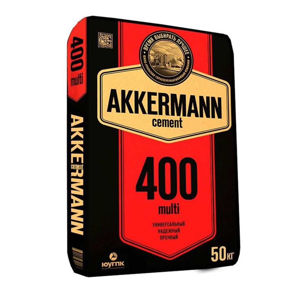 Цемент ЦЕМ М400 AKKERMAN Аккерман 50 кг.