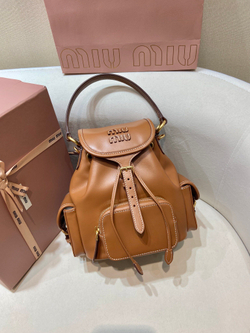 Miu Miu Leather Backpack 22 cm