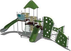 Детский городок Гренада (комплектация 3, паттерн Papercut)