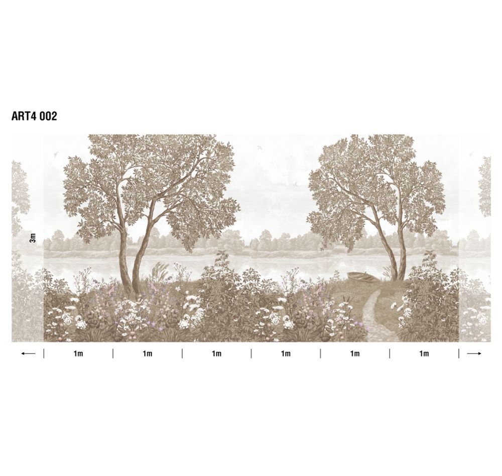 Пейзаж Берег Лоймины панно