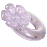 Круг с цветком 70 см с блестками, 4 цвета микс, с-30560