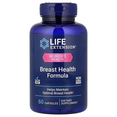 Life Extension, Women's Health, средство для поддержания здоровья груди, 60 капсул
