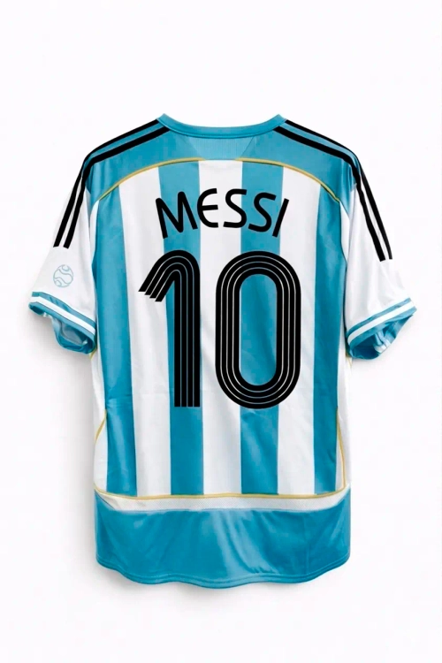 Футболка футбольная Сборной Аргентины 2006 Лео Месси 10