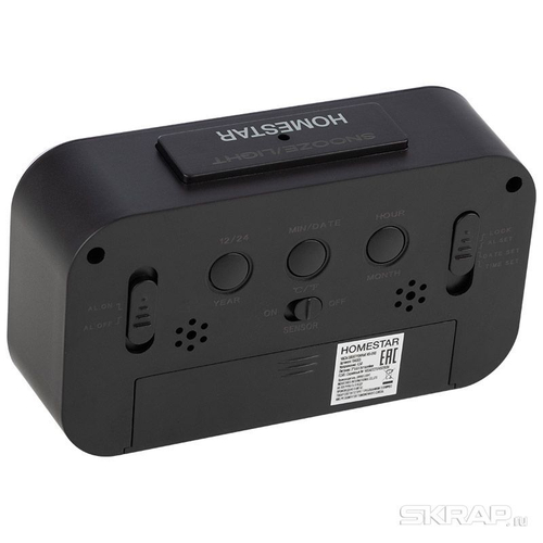 Часы электронные HOMESTAR HS-0110 черный (104305)