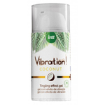 Intt Vibration Coconut - Веганский жидкий интимный гель с эффектом вибрации Кокос, 15 мл