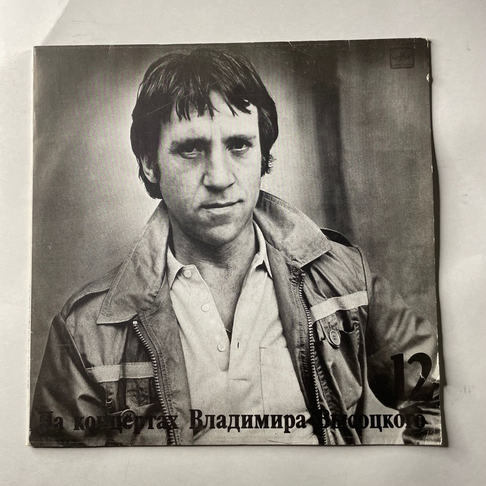 Винтажная виниловая пластинка LP Владимир Высоцкий, Затяжной Прыжок (СССР 1990) Пластинка 12