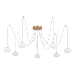 Citilux ATMAN SMART CL226A073 LED RGB Умная подвесная люстра Бронза