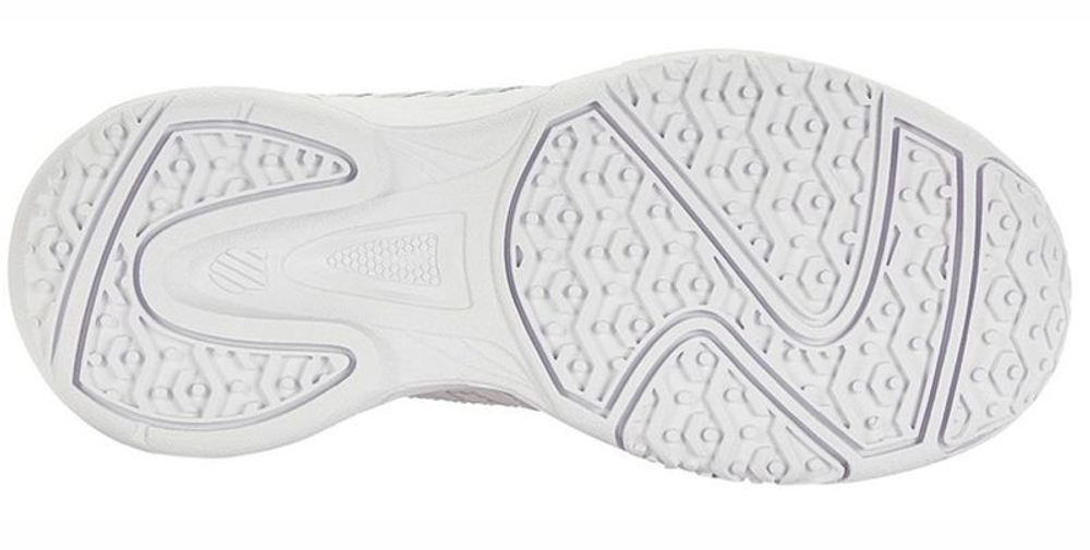 Детские теннисные кроссовки K-Swiss Court Express Omni JR - - white/nile blue/desert flower